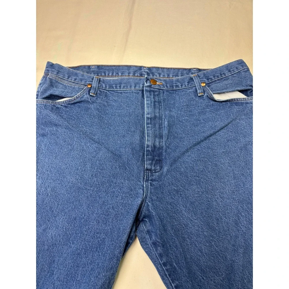 Wrangler 13MWZ Blue Denim‎ Jeans Mens Size 42x30 Classic Fit Straight Leg